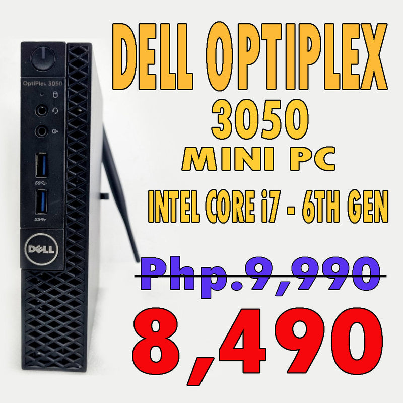 DELL OPTIPLEX 3060 - INTEL CORE i7 - 6TH GEN (P87-9) - MINI PC