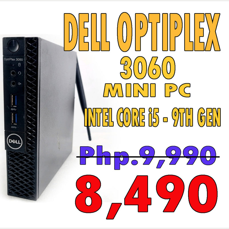 DELL OPTIPLEX 3060 - INTEL CORE i5 - 9TH GEN (P87-7) - MINI PC