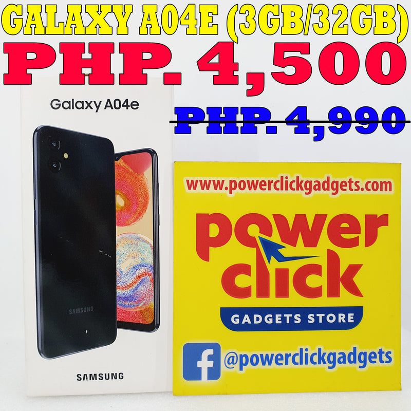 PROMO!!! SAMSUNG GALAXY A04e (3GB / 32GB)