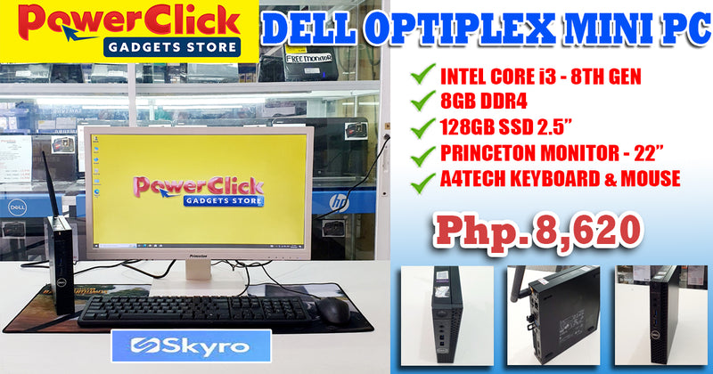 DELL OPTIPLEX - INTEL CORE i3 / 8TH GEN MINI PC