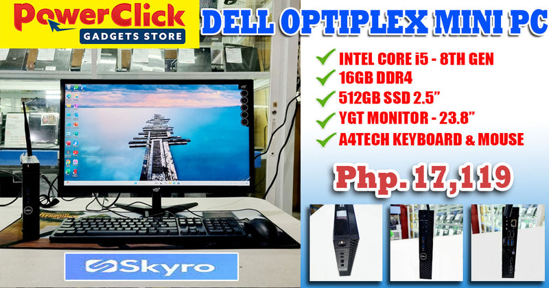 DELL OPTIPLEX INTEL CORE i5 - 8TH GEN MINI PC