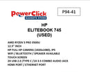 HP ELITE BOOK 745 RYZEN 5 TS - 6TH - (8GB / 256GB) (P94-41) - USED LAPTOP