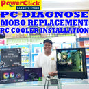 PC DIAGNOSIS - MOBO REPLACEMENT & PC COOLER INSTALLATION