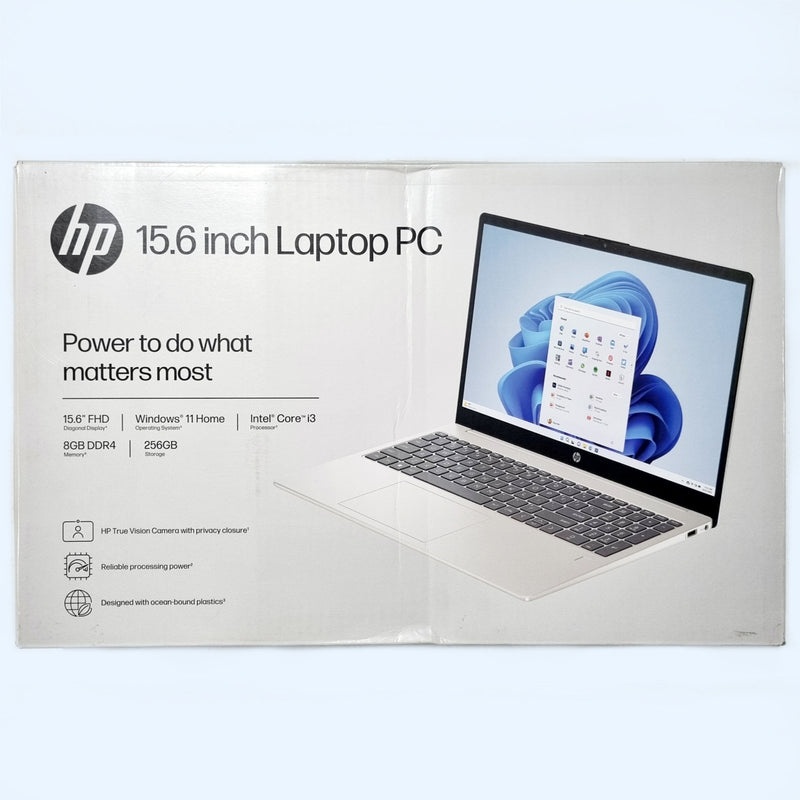 HP 15-FD0131WM INTEL CORE i3-N305 (8GB/256GB, 15.6") (P45-110) - BRAND NEW LAPTOP